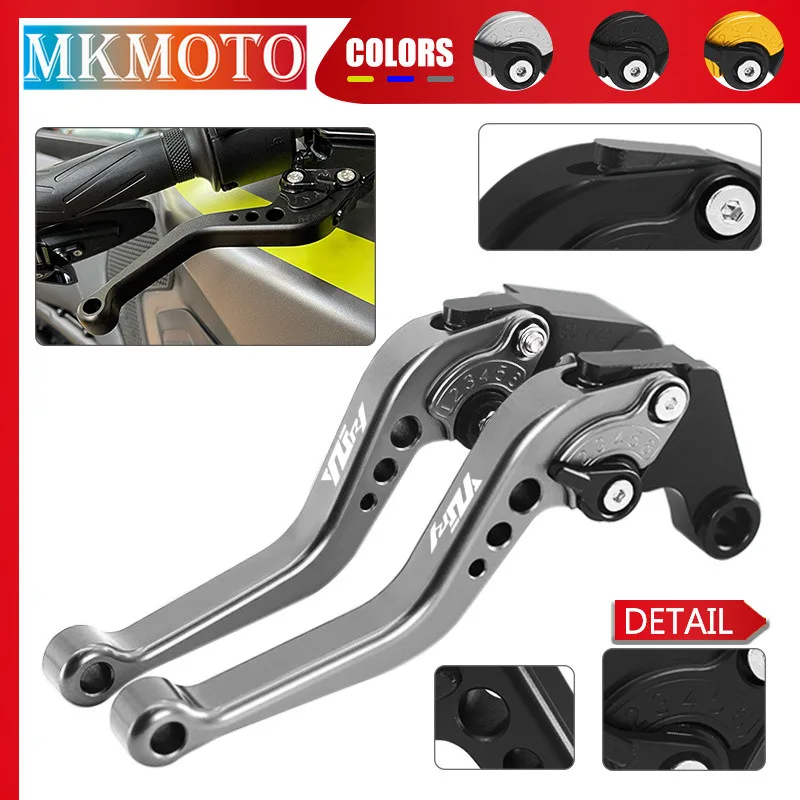 

yzf-r1 yzf-r6 CNC Short Brake Clutch Levers Motorcycle Hand Lever Grips Accessories For YAMAHA YZF-R1 2004-2008 YZF-R6 2005-2016