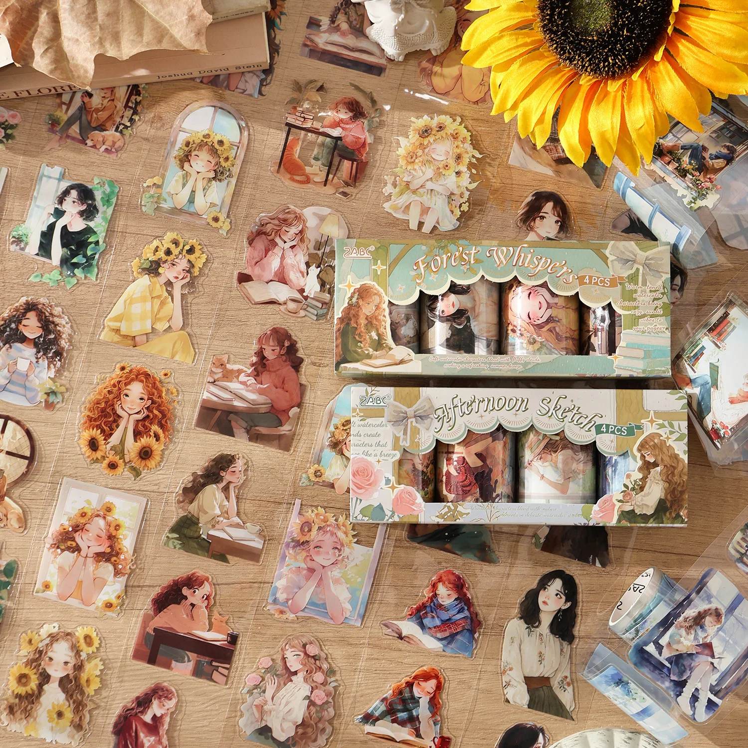 

Afternoon Painting Die-cutting Tape Hand Account Tape Cross-border Sticker Tape Decorative Tape Pet Hand Account