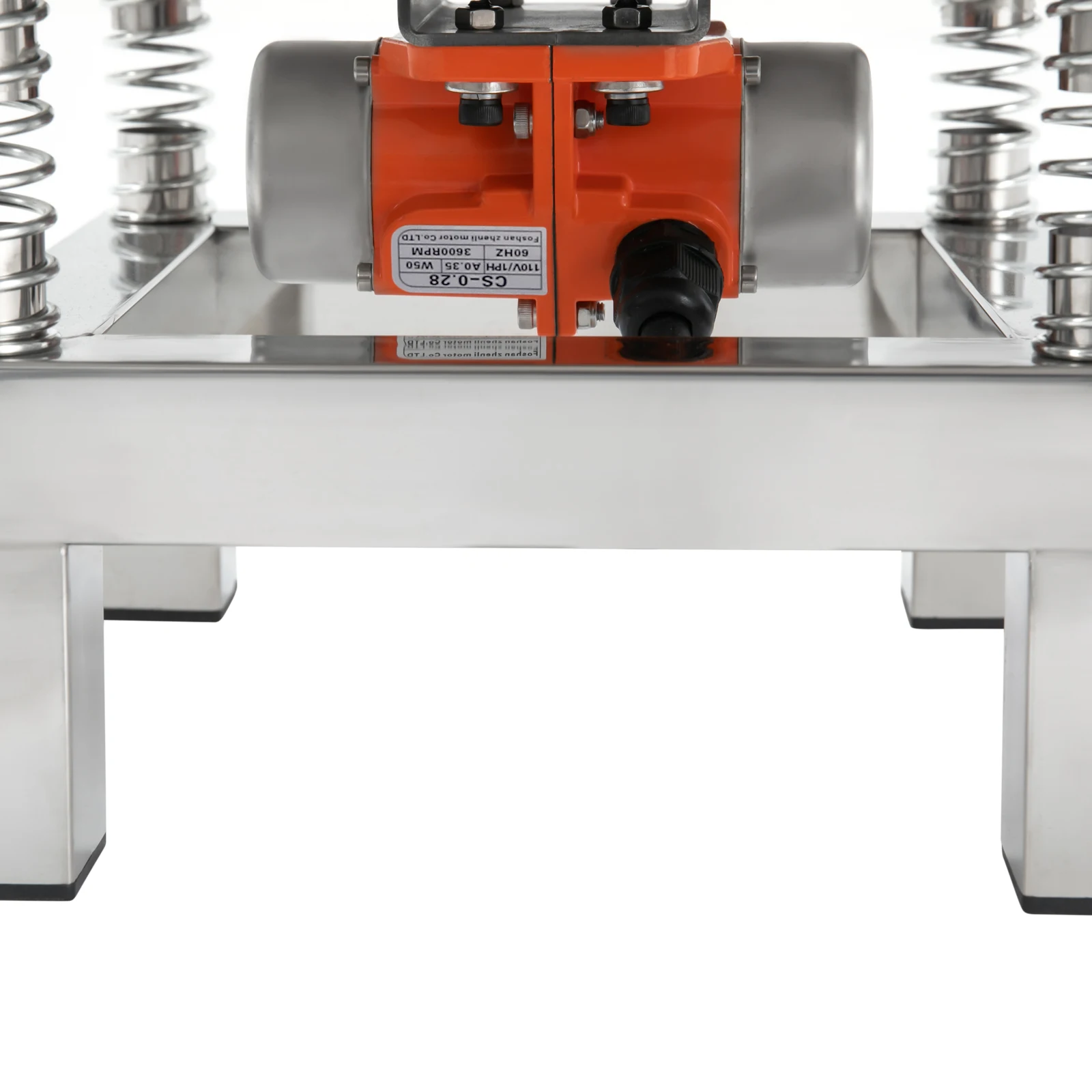 4-Feder-Betonrütteltisch, 50W Vibrationsplattform, Rütteltisch für Formvibrationsguss