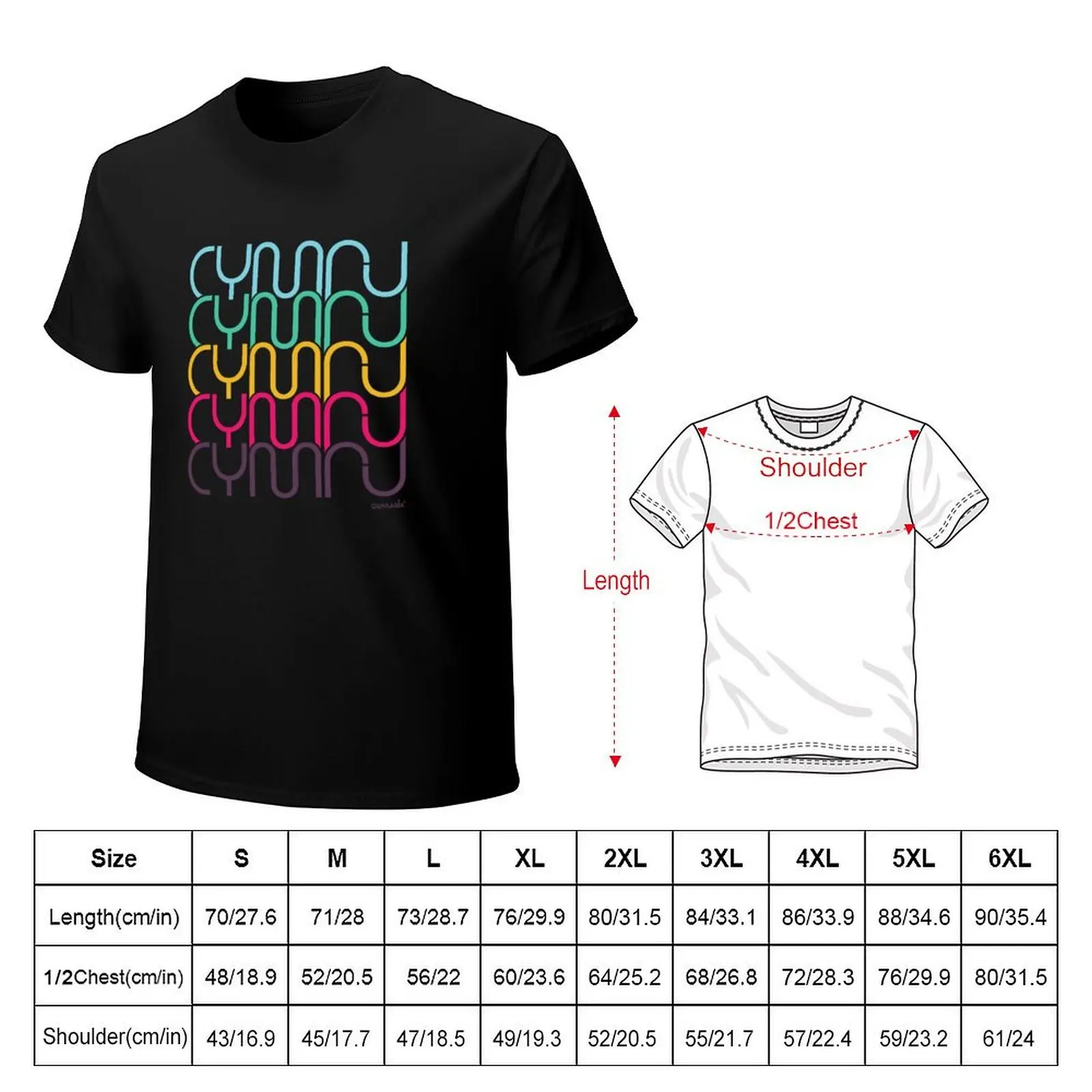 Cymru colour drop logo design T-Shirt Work Outdoor Short Sleeve Tee