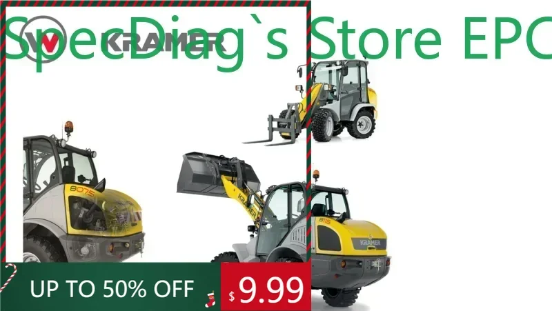 

Колесный погрузчик SpecDiag Kramer Allrad, телескопический погрузчик, список запасных частей DVD