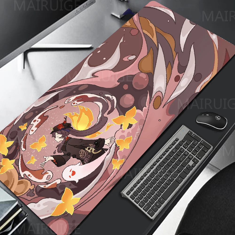 

Large Mausepad Genshin Impact Mouse Mat Gamer XXL Gaming Laptops Keyboard Pad Anime Pc Accessories Desk Mats 1000X500MM Mousepad