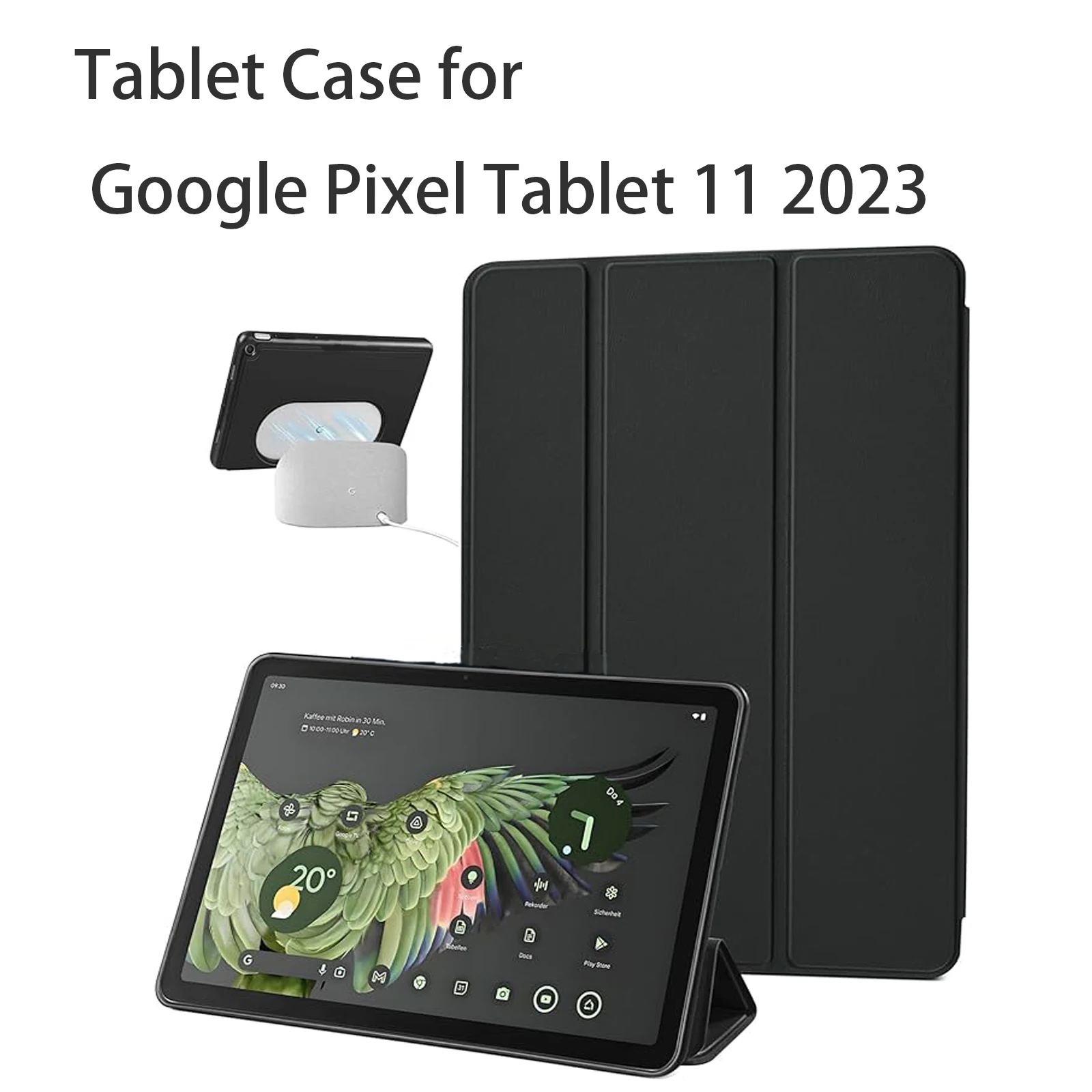 Tablet Case for Google Pixel Tablet 11 2023 Protective Cover (PU Leather Material,ultra Slim,Shockproof)