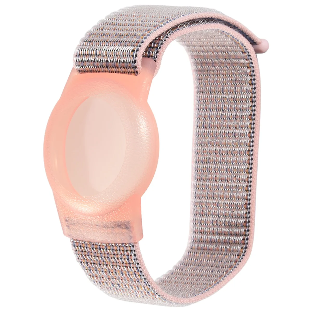 ACKOR Kinderarmband kompatibel mit Apple AirTag, Schutzhülle für Air Tag GPS-Tracker-Halter mit Nylon-Armband D