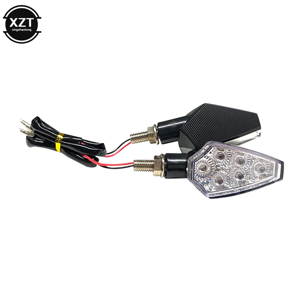 

2PCS Universal 12V Motorcycle LED Turn Signal Light Flashing Yellow Indicator Lamp Warning Light Motorbike Accessories