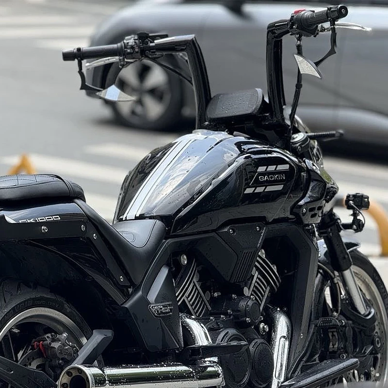 2 Inch Thick Ape Hanger Handlebar Compatible With For MBP C1002V GK1000, Motorcycle Handlebar Increase Modified Height