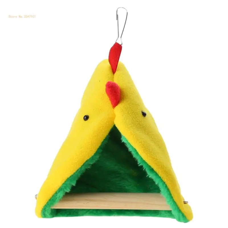 

Bird Hanging Hammock Winter Warm Nest Plush Tent Hideout Snuggle to Sleep & Rest for Parrot Hamster Dropship