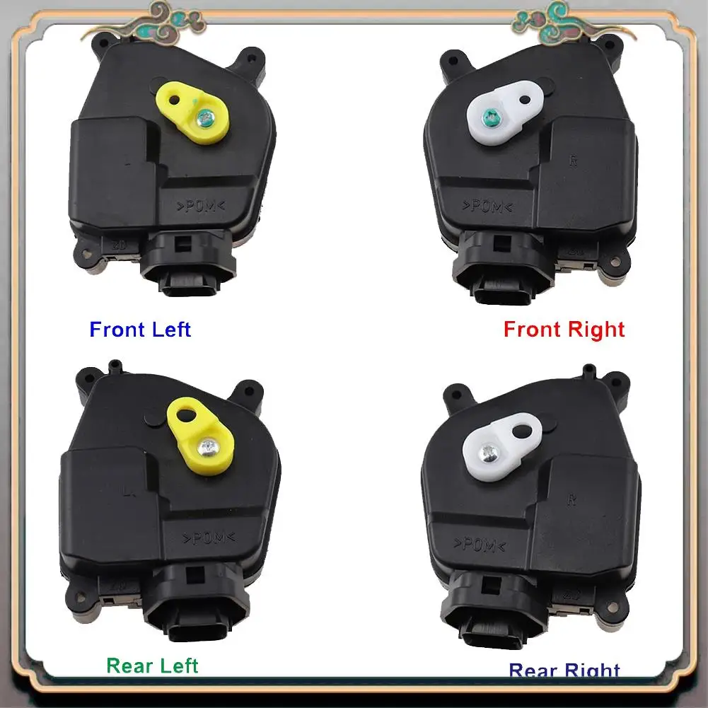 

A73Q-4 шт./лот, передняя задняя левая и правая новая защелка привода дверного замка 95735-1G020 95736-1G020 для Hyundai Accent Kia Rio 2006-2011