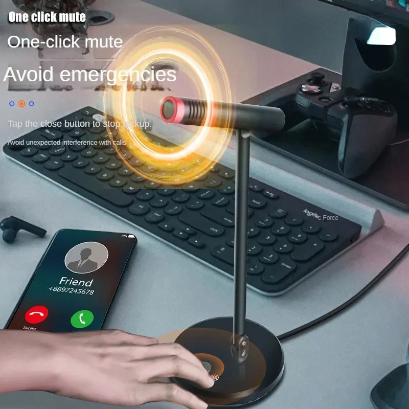 USB-bekabelde condensatormicrofoon Computer Desktop Conferentie Externe livestreaming Laptop Voice Class-microfoon