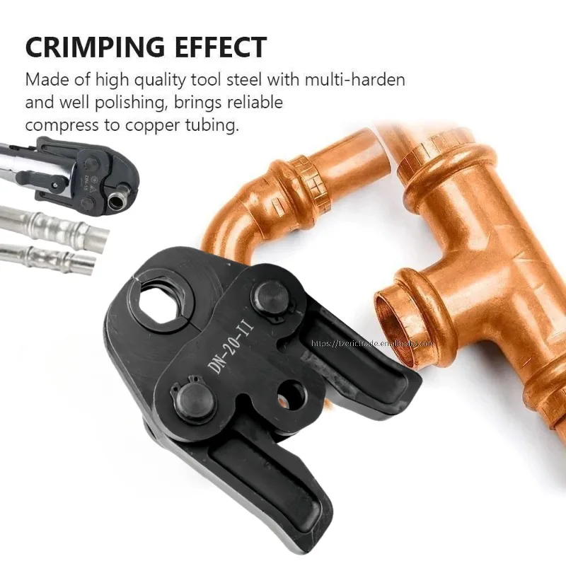 Compact Pro Pressing Jaws 22.2mm For PZ-1550 HVAC Plumbing Tool Hexagonal Crimping For Stainless Steel Pipes Copper Fitting