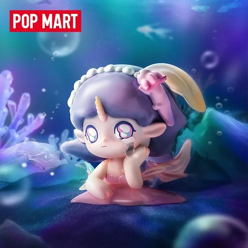 POP MART AZURA The Spring Day Fantasy Series Anime Actionfigur Guess Bag Ornament Figuren Home Decor Desktop Puppenmodell