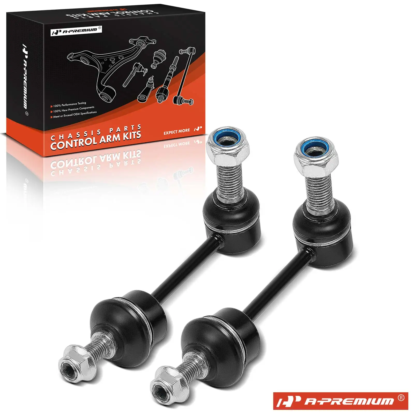 A-Premium 2x Front Left & Right Sway Bar Link for Ford Expedition 2005-2006 Lincoln Navigator 2005-2006