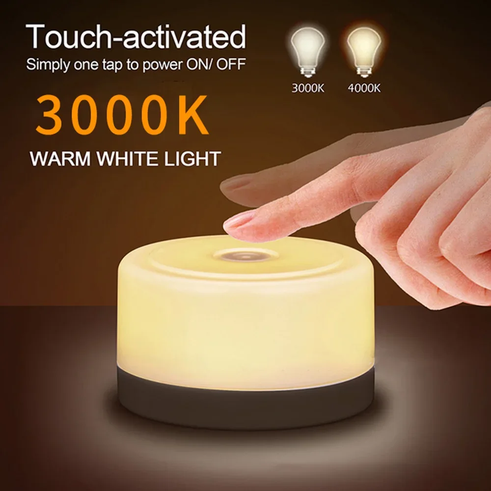 

Night Light Wireless Dimming Table Lamp Charging Pat Light Bedroom Study Atmosphere Light Baby Night Lights