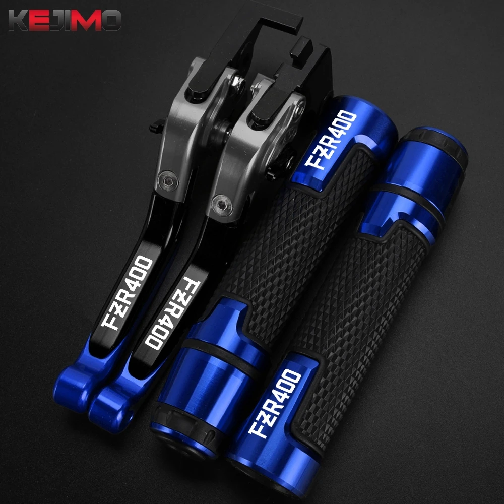 

CNC Aluminum FZR400 FZR400RR FZR 400 400RR For YAMAHA Motorcycle 7/8"22MM Adjustable Brake Clutch Lever Hand Grips Handlebar End