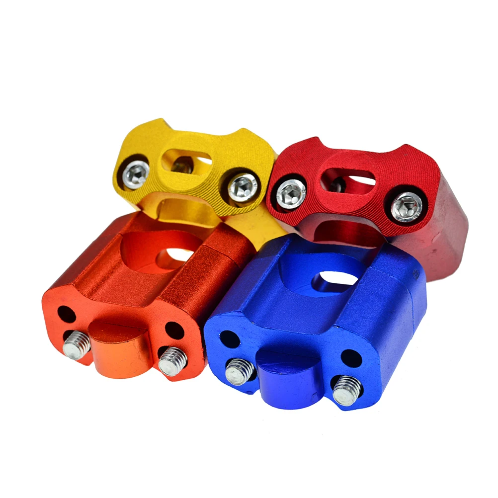 

1PC Motorbike Variable Diameter Handlebar Riser Aluminum Alloy Motorcycle Fat Bar Clamp Golden For Dirt ATV
