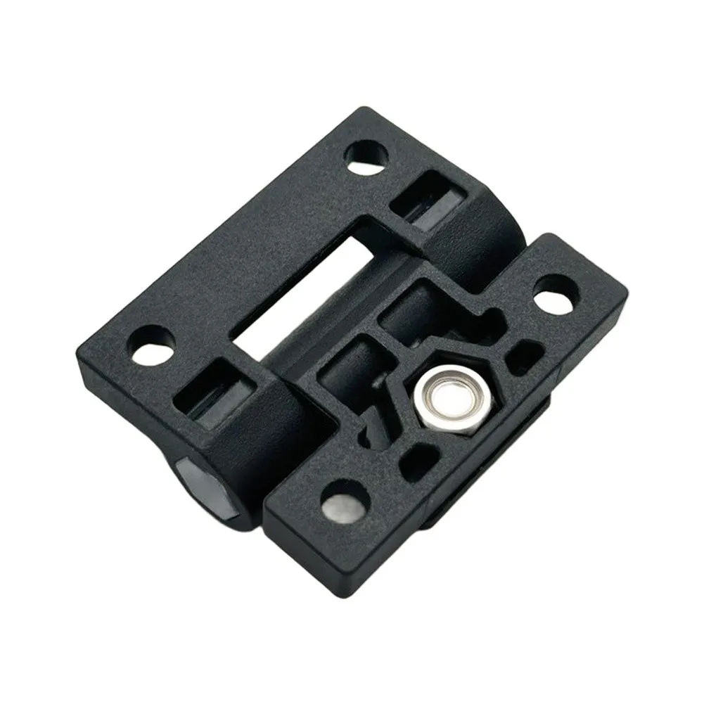 10pcs Black ABS Nylon Adjustable Damping Torque Hinge For 6mm Cabinet Door Furniture Box Lid Positioning Hardware Accessories