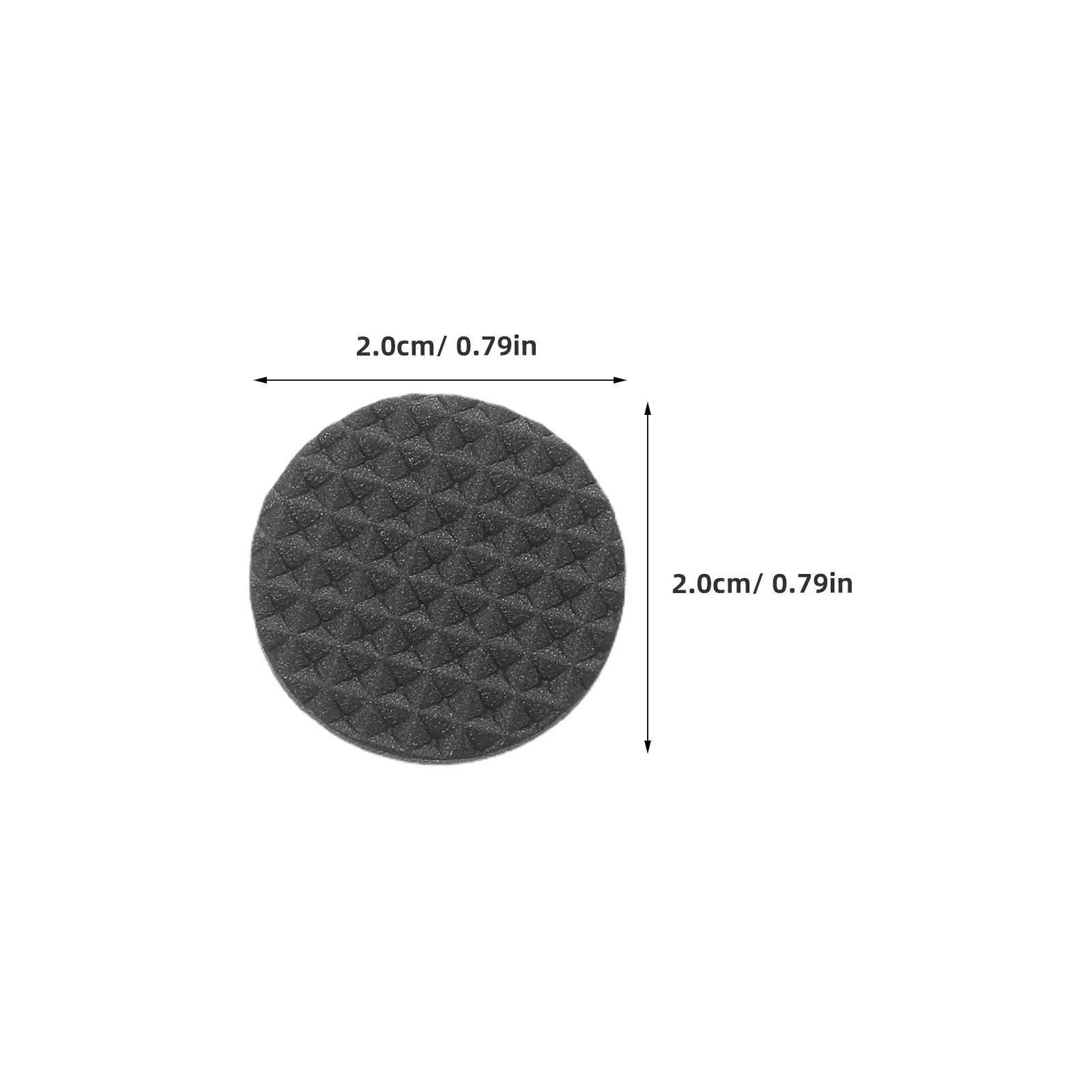 800Pcs Round Self-Stick Furniture Pads 20Mm High-Density Sponge Anti-Skid Noise-Reducing Floor Protectors for Dining Chairs