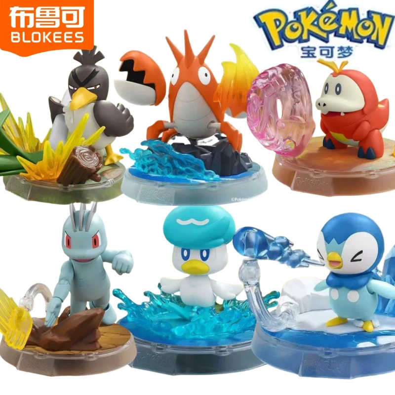 

Строительный блок «Человек Покемон», классическое издание S 3nd Piplup Corphish, сборная модель, игрушки ручной работы, украшение для рабочего стола, подарок