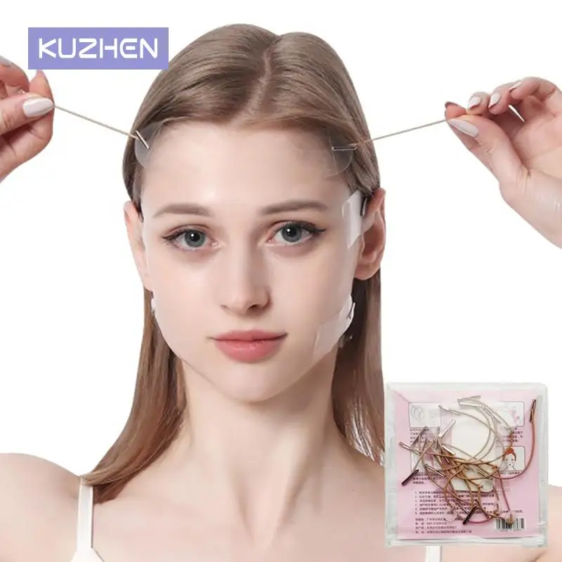 Invisible Face Lift Stickers V Face Patch Small Face Pull Rope Patch Instant Face and Eye Facial Mask Set Thin Anti Wrinkle