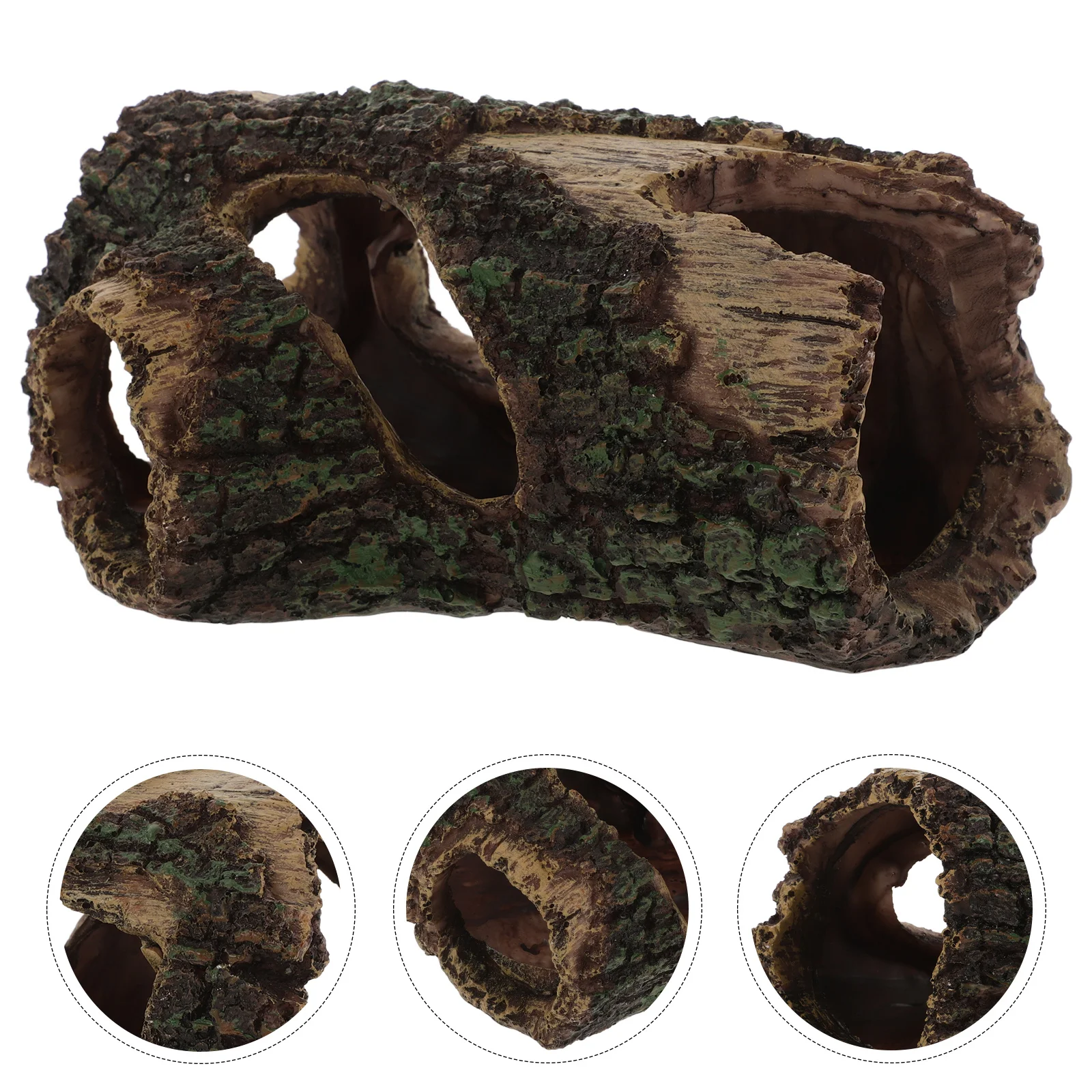 

Fish Tank Resin Ornament Natural Look Aquarium Hideaway Shrimp Shelter Vivid Aquarium Decor Terrarium Decor