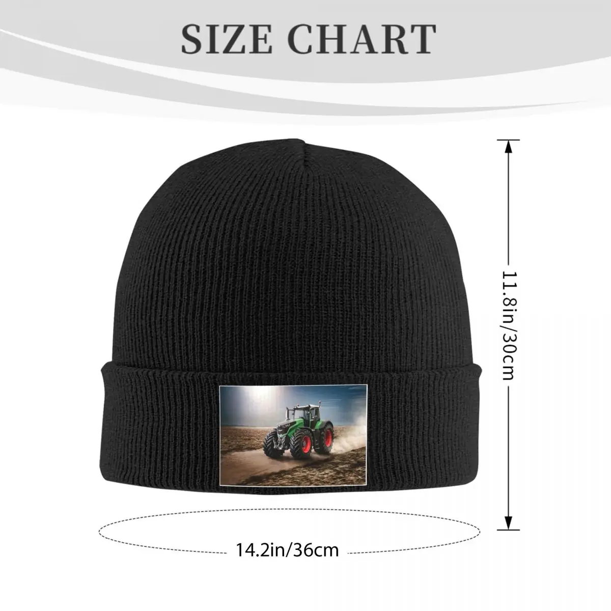 Fendt Tractor Warm Knitted Cap Fashion Bonnet Hat Autumn Winter Outdoor Beanies Hats for Unisex Adult