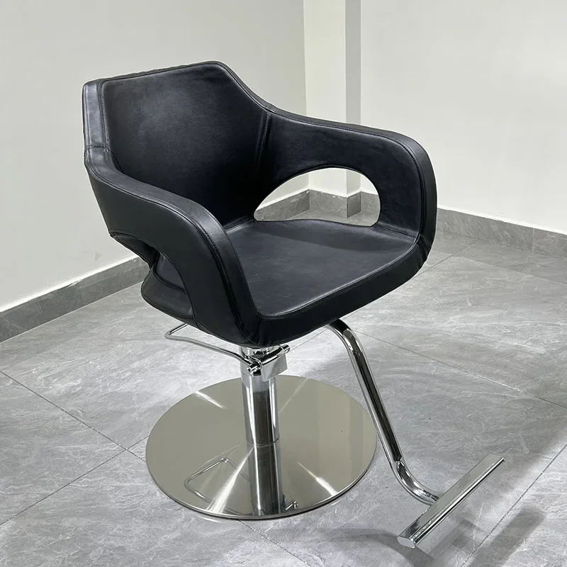 

Simple Barber Chair Hairdressing Aesthetic Shampoo Professional Makeup Chair Hair Cutting Sedia Barbiere Hair Salon Furniture