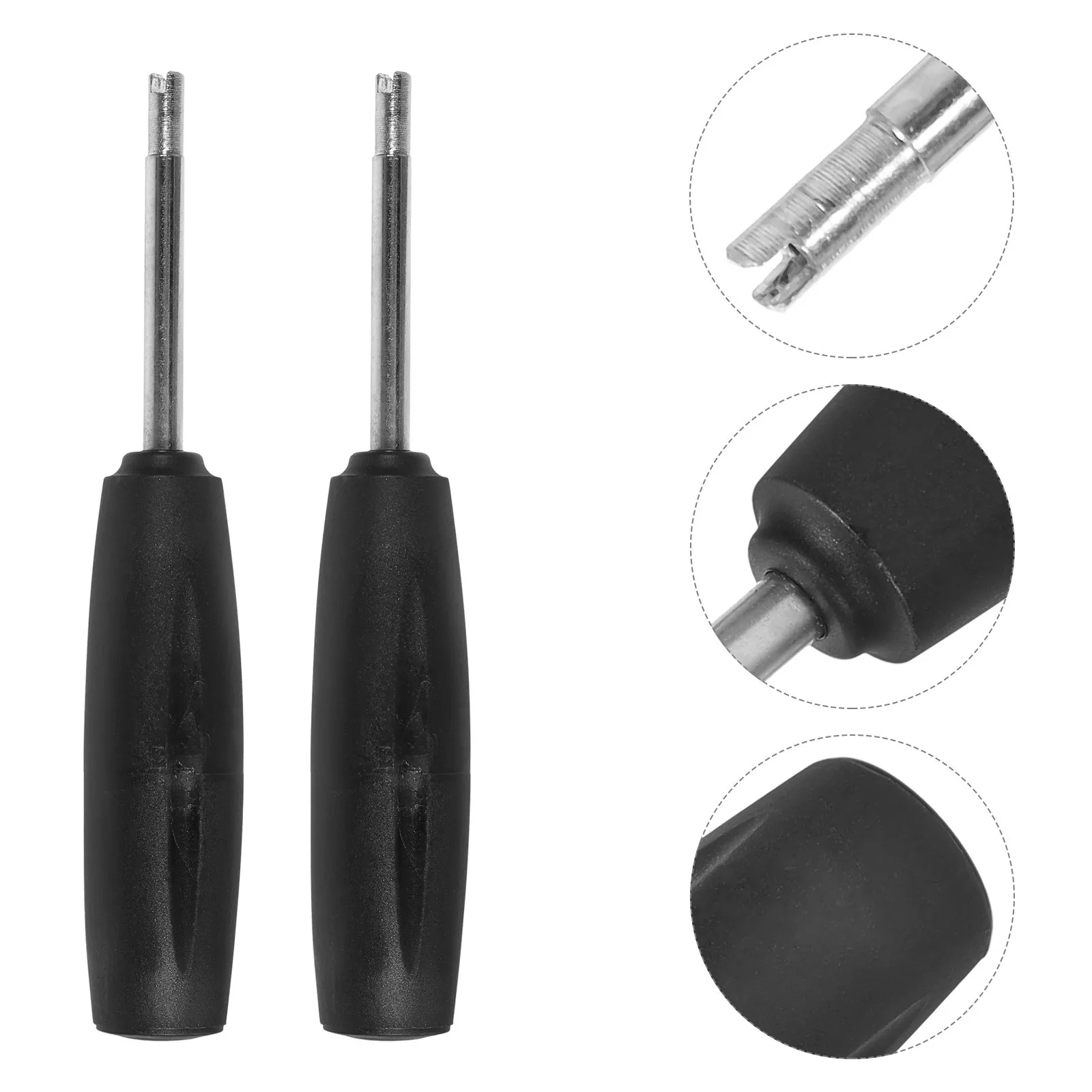 

2pcs Valve Core Remover Tool Aluminum Alloy Auto Tire Repair Wrench For Tpms Safe Removal Compatible With Car Ac Systems Auto
