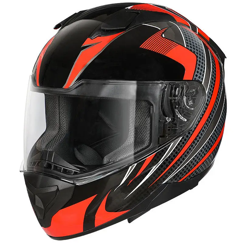 Motorhelm Mannelijke Oor Groef Racing Volledige Cover