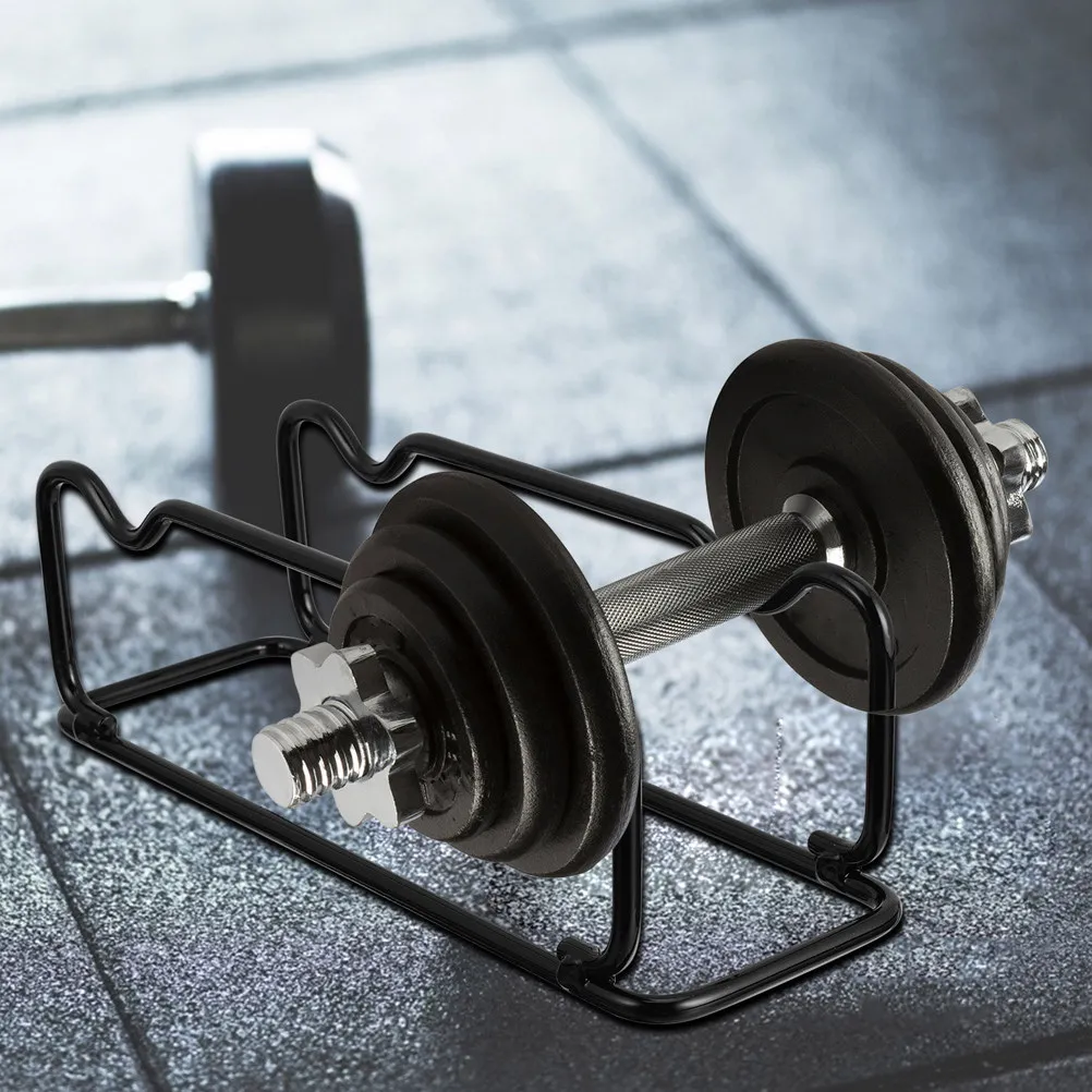 

Heavy Duty Dumbbell Rack Stable Fine Material Dumbbell Holder Stand Saves Space Prevents Rolling Ideal Gift for Fitness