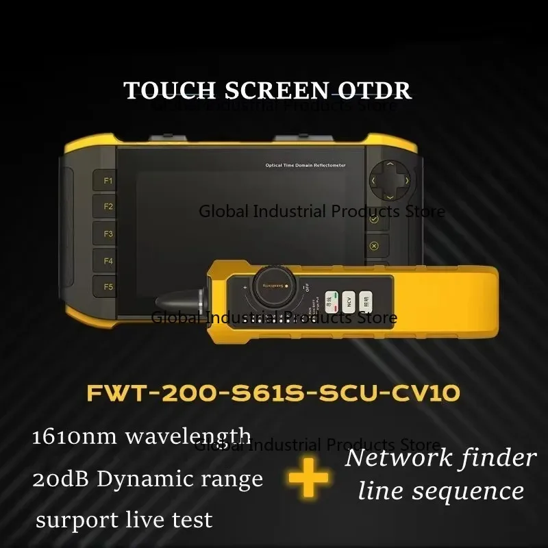 

OFW 10 IN 1 MINI OTDR 1310/1550/1610/1625nm 32/30/30/22/20dB Fiber Optical Reflectometer Touch Screen iOLA OPM VFL Event Map