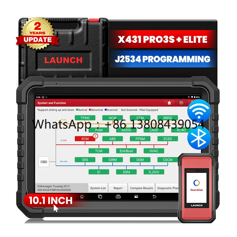 

Диагностический сканер X431 PRO3S+ ELITE для всех систем автомобилей с разъемом SmartLink 2.0, аналогичный X431 PRO5