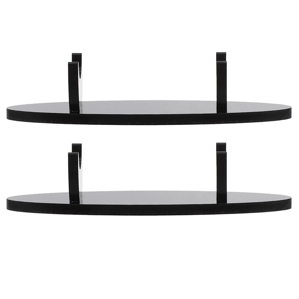 

2Pcs Acrylic Pen Holder Rack Makeup Brush Stand Desk Organizer Pen Storage Display Holder Clear Design Nail Brush Stand