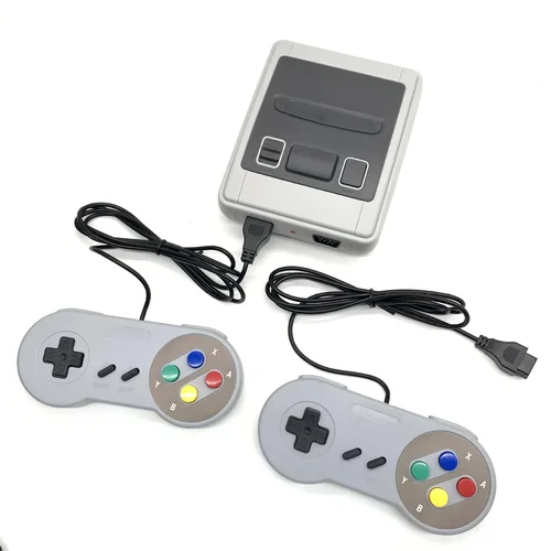 Imagen 2 del producto Mini consola de videojuegos Retro para reproductor de juegos SNES, salida AV, juego SFC620 integrado con mando con cable para niños
