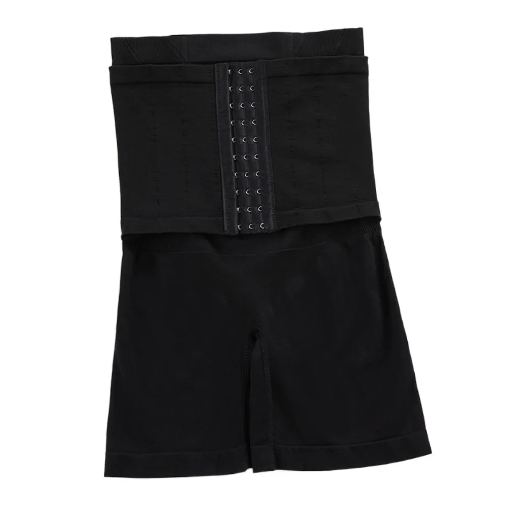 

High Waist Postpartum Body Shapers Belly Contracting Tummy Control Slimming Buckle Shapers Shapewear Underpants