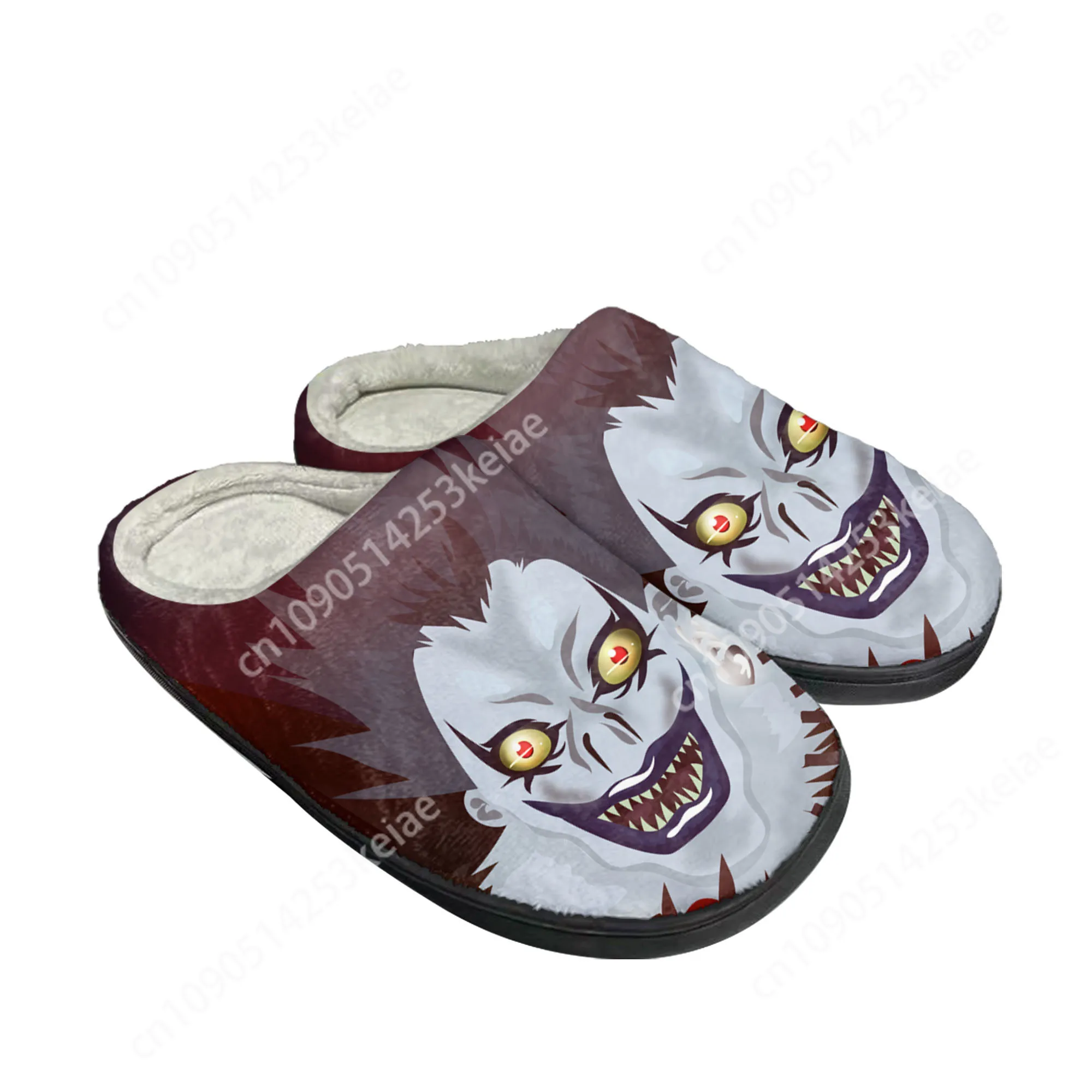 

Ryuk Horror Halloween Death Note Home Cotton Custom Slippers Mens Womens Sandals Plush Casual Keep Warm Shoes Thermal Slipper