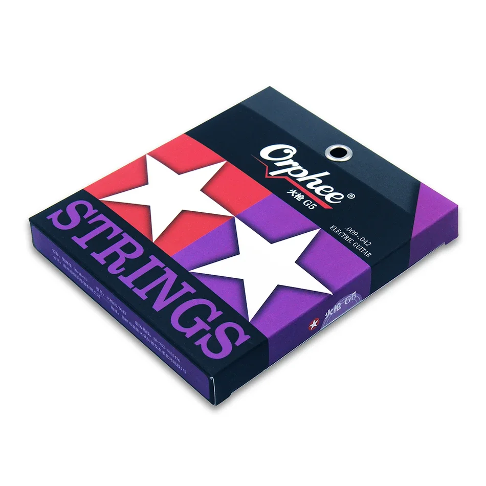 Orphee NEW Fire Lock Series Electric Guitar Strings Nano Coating Hexagonal Core 100% Nickel