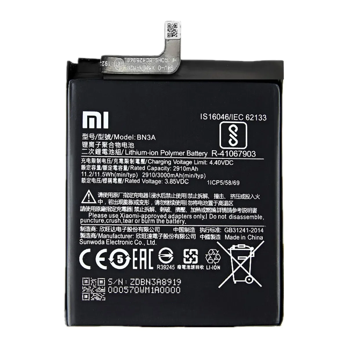 2024 Years Xiao mi Orginal BN3A Battery For Xiaomi Redmi Go RedmiGo 3000mAh High Quality Phone Replacement Batteries Battery