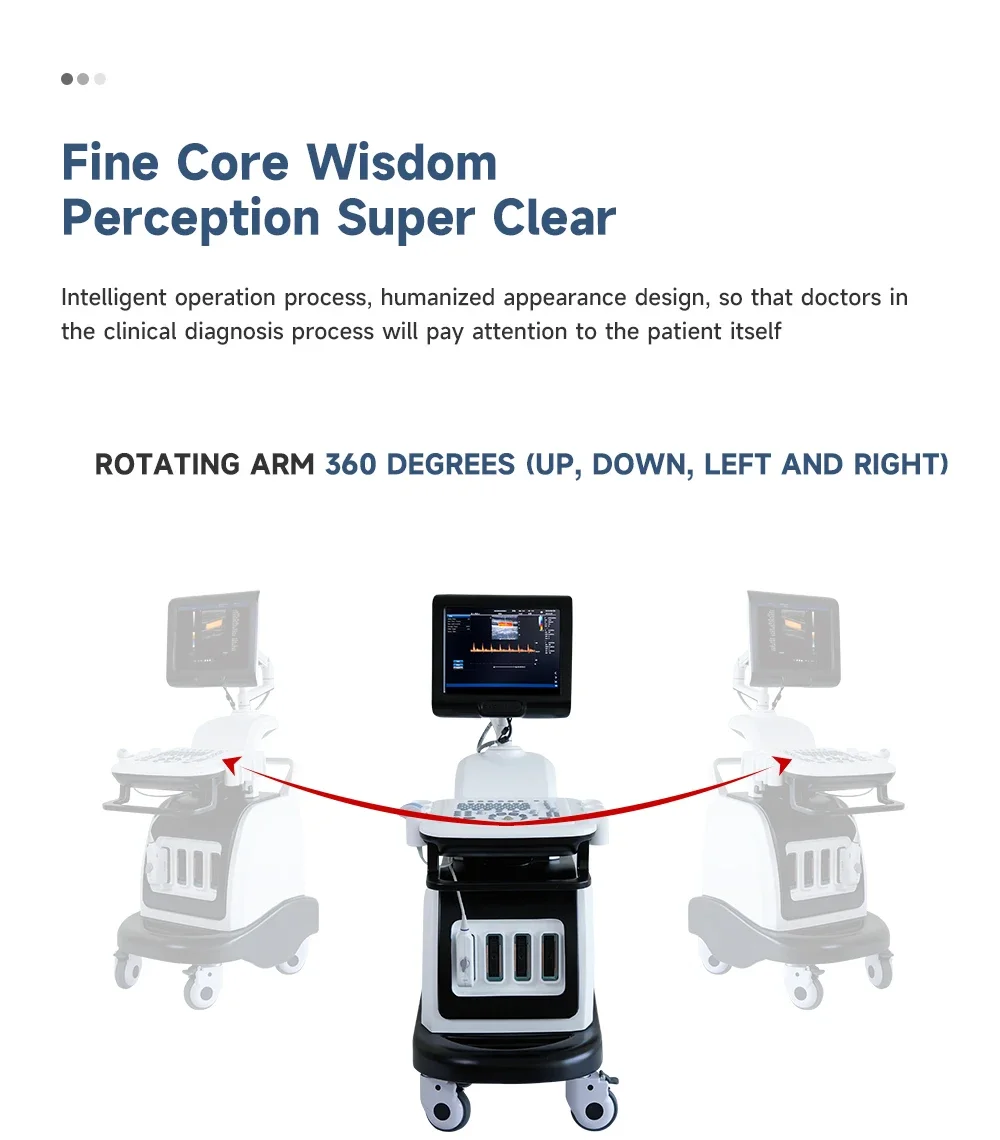 S60 Professional Portable 3d4d Color Doppler Ultrasound Machine doppler ultrasound echocardiography machine ultrasound