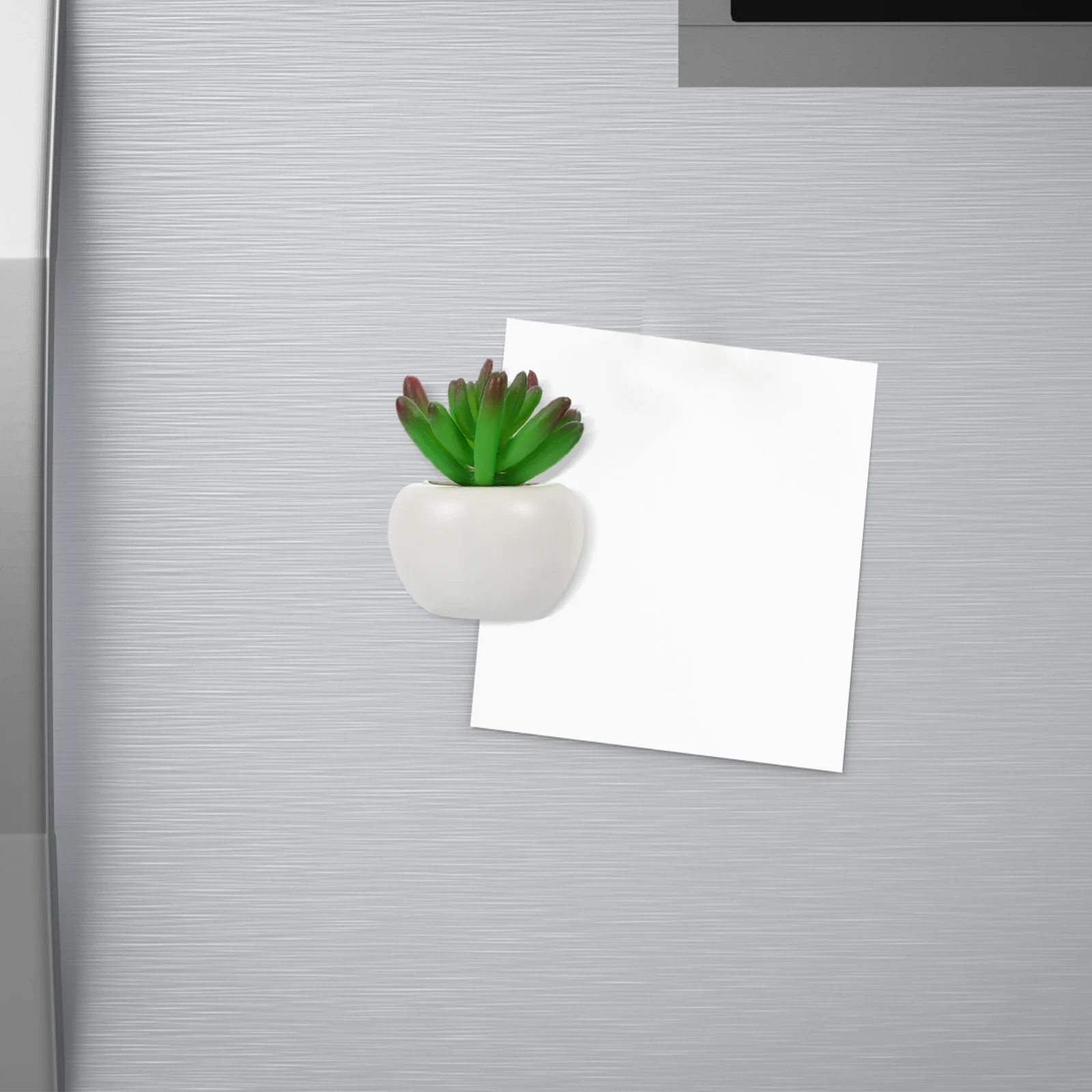 

Plant Fridge Magnet Vivid Potted Plant Refrigerator Magnet Bonsai Theme Magnetic Decoration Locker Kitchen Office
