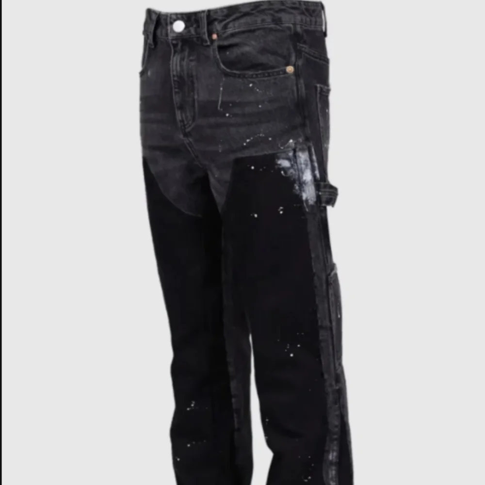 2025 New Washed Jeans Men Vintage Ankle Length Trousers Mid Waist Pockets Button Zipper Distressed Denims Streetwear Straight Pa