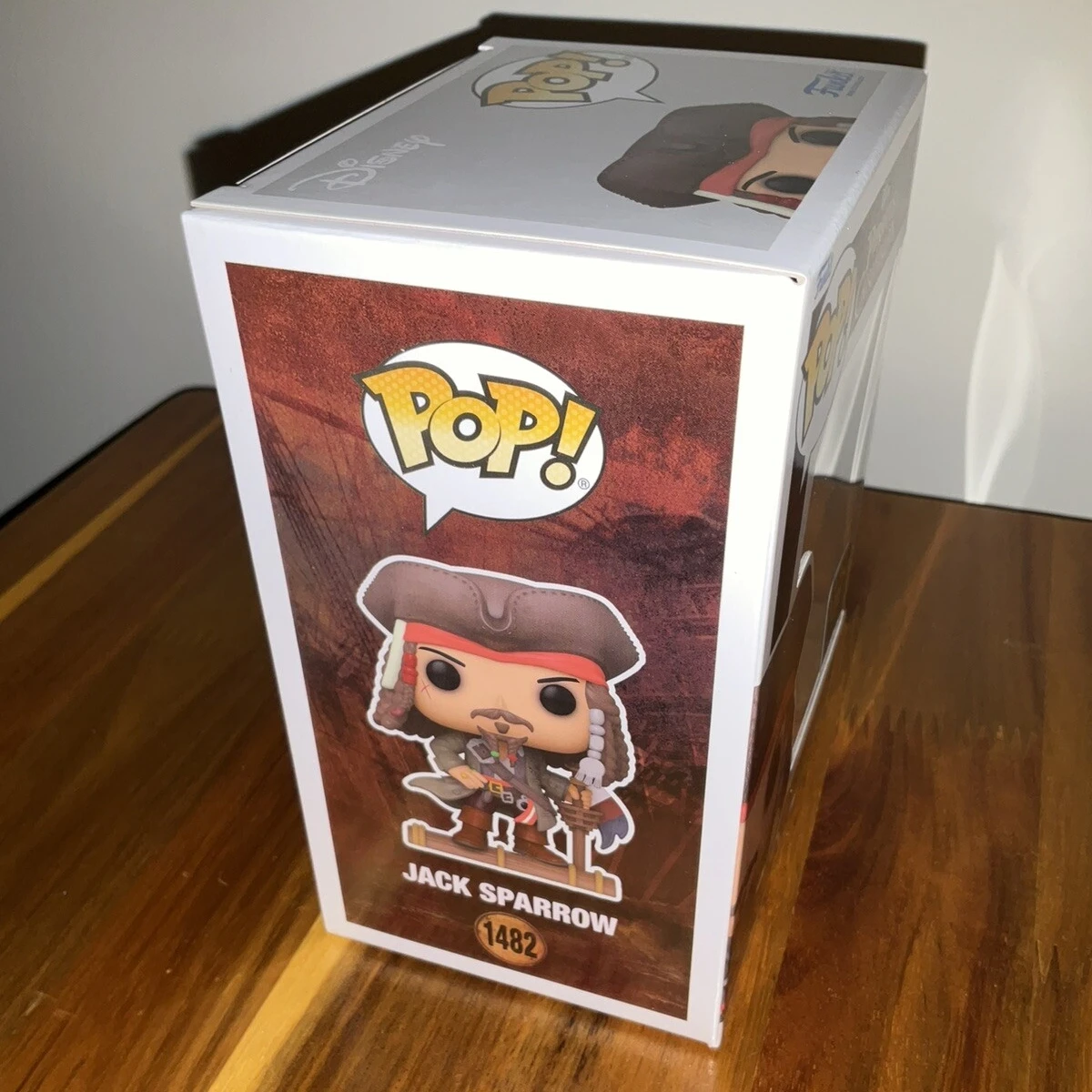 Disney Pirates of the Caribbean Jack Sparrow Figure #1482 Funko Pop Official Licensed Collectible Limited Edition Gift for Fans - view 3