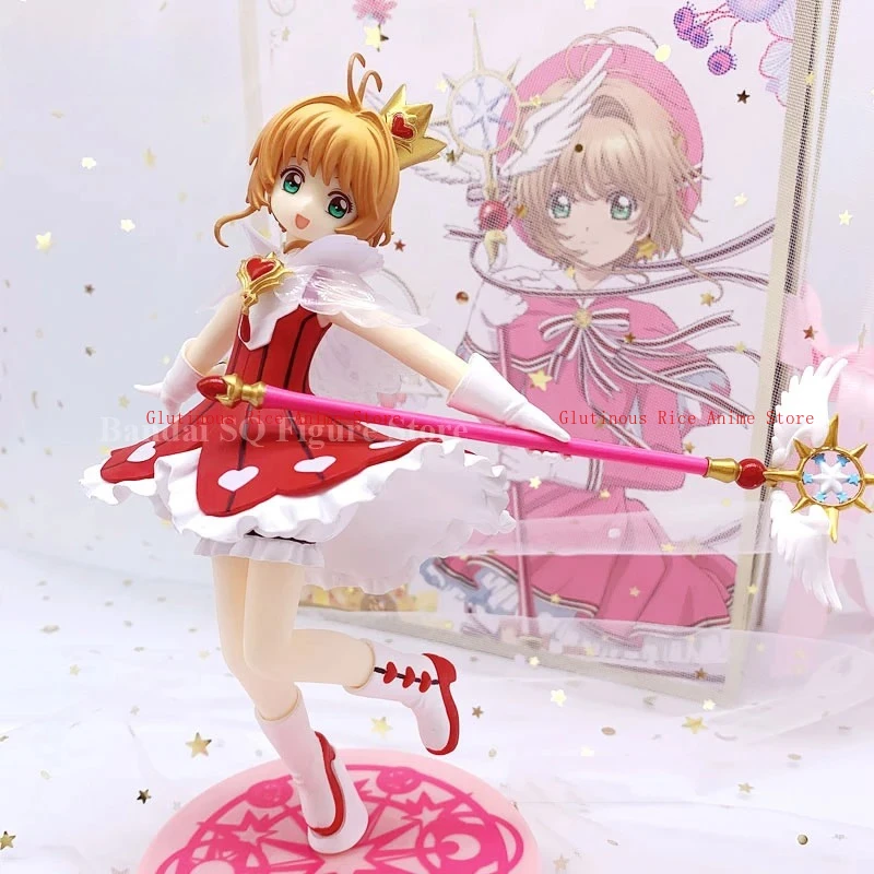 

In stock Original Furyu Card Captor Sakura Kinomoto Sakura Action Figure Anime Pvc Model Statue Doll Toy Rocket Figurine Gift