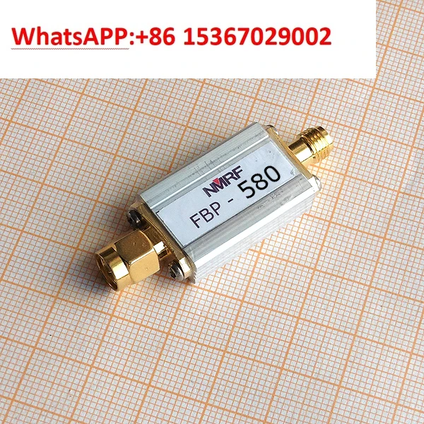 

580 (560~ 620) MHz bandpass filter, ultra-small size, SMA interface