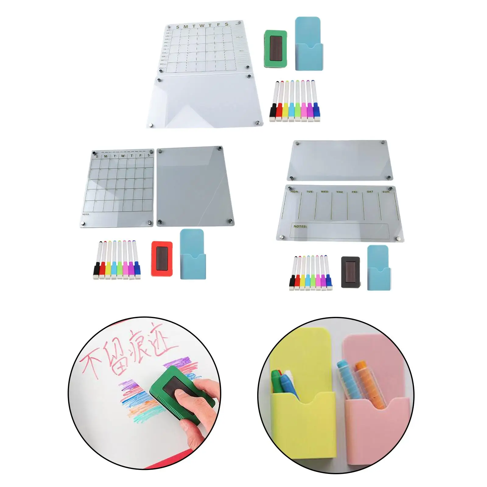 Magnetic Dry Erase Board Portable for Fridge Conference Room Special Events