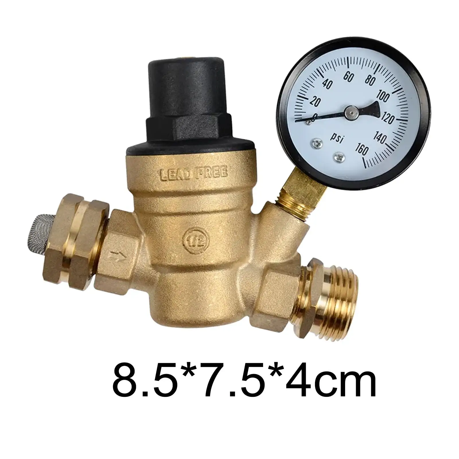 Katup Regulator tekanan air RV 14-160 PSI, untuk taman rumah luar ruangan RV