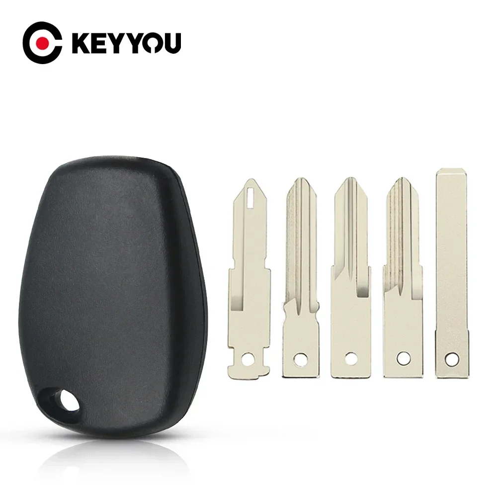KEYYOU 20PCS For Renault Logan Kangoo Duster Clio Twingo Modus Master Primastar Dacia For Nissan Transponder Car Key Shell Case