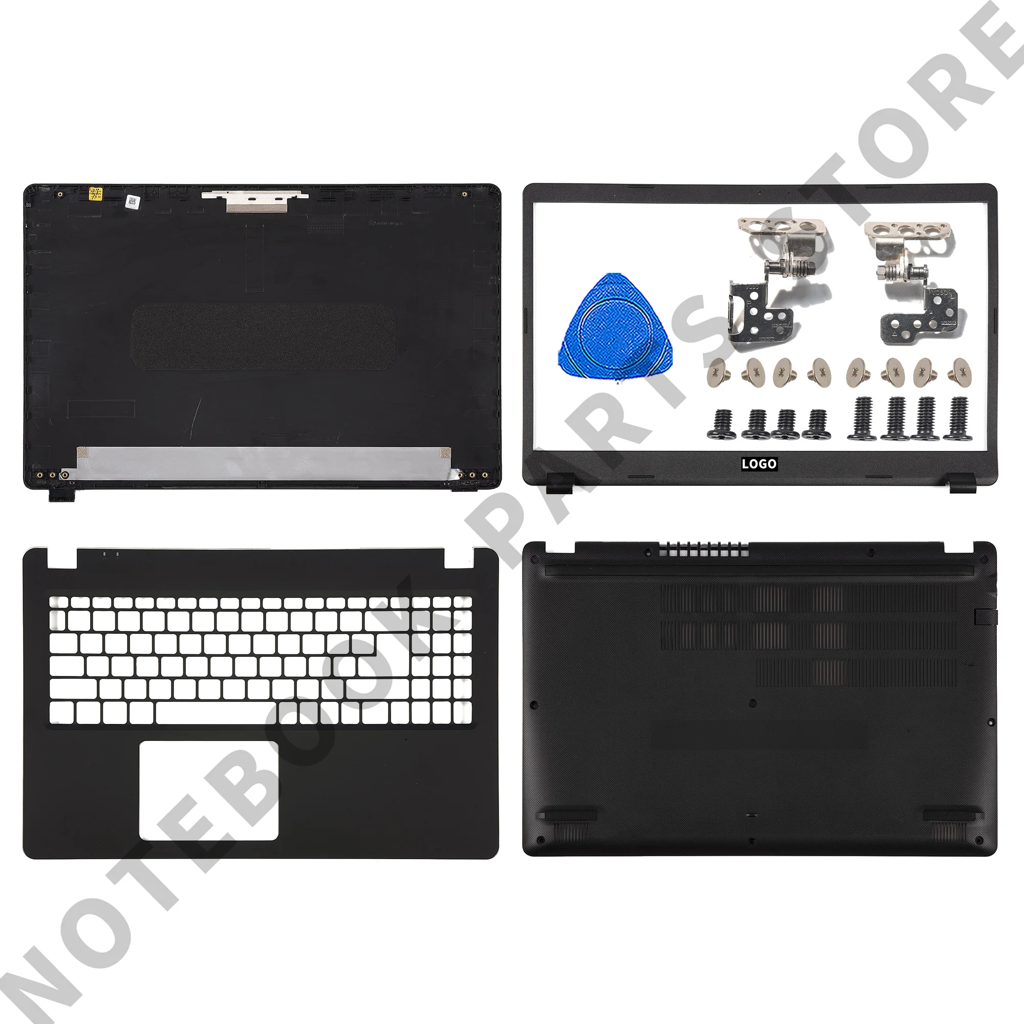 

New N19C1 For Aspire 3 A315-42 A315-42G A315-54 A315-54K A315-56 LCD Back Cover Bezel Hinges Palmrest Bottom Case 15.6 Inch