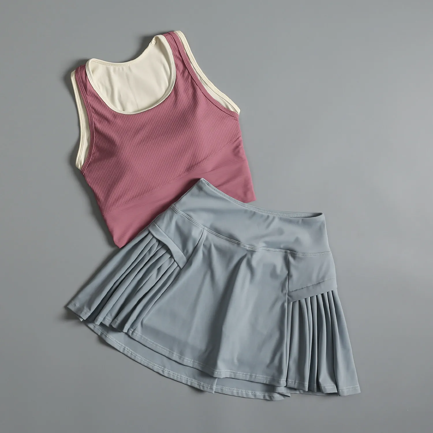 Yoga clothing suit for women in summer high-intensity back running training vest badminton sports fitness quick-drying clothing