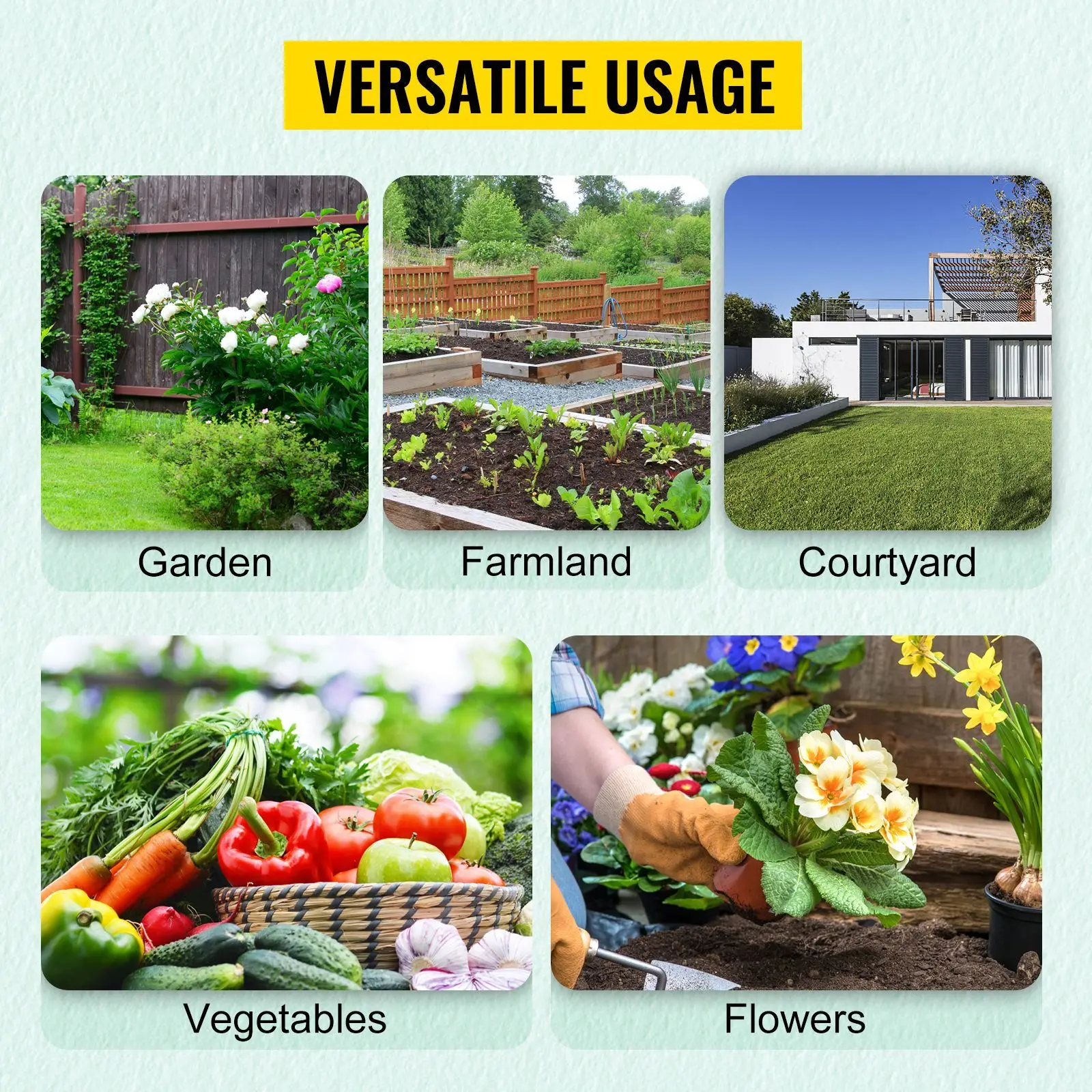 15 x 6.5 x 7 ft Walk-in Tunnel Greenhouse, Portable Plant Hot House with Galvanized Steel Hoops, 1 Top Beam, Diagonal Poles, Zip