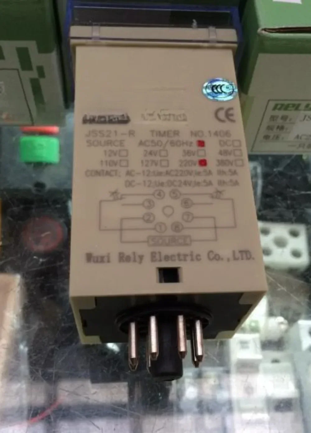 Time relay JSS21-R Time relay, brand new 8-pin JSS21